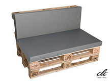 clc Divano divanetto Pallet a 2 posti EPAL per Esterno -Made in Italy- Legno Verniciato, 120x80x78