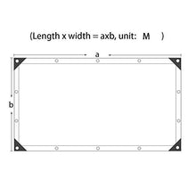 MNBV Protezione Solare Protezione Anti-UV Crittografia Addensare Balcone Esterno Tenda da Sole Fiori Pianta Serra Famiglia Telo Isolante Termico per Auto (Colore: Nero, Dimensioni: 4x10m)