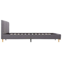 SKM Giroletto con LED Grigio Chiaro in Tessuto 160x200 cm (27.45kg)