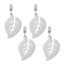 Clip per tovaglia decorativa 4 pz Tovaglia Clip Tovaglia Acciaio inossidabile pesanti Tovaglia Pesi antiscivolo Tavolo Panno Staffa Tavolo coperchio da tavolo clip per la festa nuziale pic-nic a casa