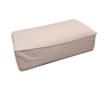 Vivere Zen - Futon Pouff - Divano Letto 11 cm (4 Strati Cotone) - Futon Pouff Greggio 120x195 cm