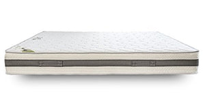 Evergreenweb - Materasso Memory Foam 80x190 Alto 24 cm Letto Singolo Onda MASSAGGIANTE Ortopedico Fodera Antiacaro Sfoderabile Traspirante Lastra Waterfoam Schiuma Ecologica 7 Zone Ergonomico Offerta
