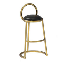 Sgabelli da Bar Bar Sgabelli Rustico Sgabelli con Schienale e poggiapiedi, Kitchen Bar Altezza Sgabello Sedie Bar Stool Counter/Mobili for la casa (Color : Black, Size : H75cm)