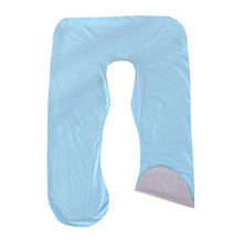 AKEFG Cuscino per Gravidanza Completo e Cuscino per Allattamento, Cuscino per maternità U per Allattamento al Seno e Alimentazione con Fodera Rimovibile Gratuita e Federa in Cotone,M