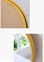 PYROJEWEL. Nordic Ferro battuto Single-Sided Specchio Rotondo Desktop Desktop Camera Principessa vestirsi Specchio di Bellezza (Colore: Nero, Dimensione: 30cm)