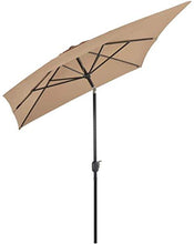 SHANCL Ombrellone Outdoor Proteggere Giardino Ombrellone con palo in Metallo da 300 * 200cm Taupe Giardino Ombrellone Ombra