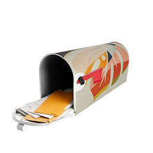 Shape Leave Modern Mid Century Unique Designed Magnetic Cassetta delle Poste Copre Postali Box Cover per Giardino Yard Decor Dimensioni Standard 51x48 Pollici