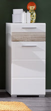 trendteam smart living Mobili, Derivato del Legno, Bianco Lucente, 37 x 79 x 31 cm