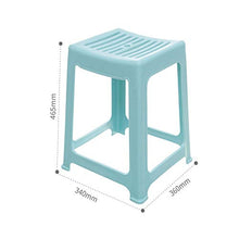 MKXF Antiscivolo Sgabello Banco di Plastica Piazza Sgabello Alto Sgabello Addensare Resistente all'Usura Sala da Casa Sedia Scarpe Cambiando Hollow Sgabello Bagno Panca Semplice Fare Un Passo