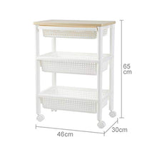 &ripiano di stoccaggio Scaffalature Multifunzione Home Soggiorno 3 strati Con Ruota Mobile Portabottiglie Cucina Verdura Portabibite Cestino Bianco Scaffale di finitura