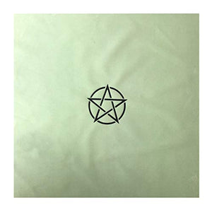 geneic - Tovaglia pentacolo in velluto, 60 x 60 cm, motivo: strega, divinazione, astrologia, gioco da tavolo, stregoneria, carte