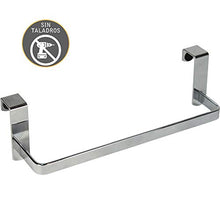 Kibath 321054 Porta Asciugamani Senza Trapani per Mobile da Bagno. Realizzato in Acciaio Inox. Finitura cromata Lunghezza: 29 cm. Non c'è Bisogno di Fare Buchi, Cromo Lucido, 29cm