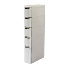 KX-YF Cassettiera Armadietto for Piccolo Spazio di archiviazione unità Free Standing cassetto Governo di immagazzinaggio camere da Letto a casa Ufficio (Color : White, Size : 18X45X115cm)