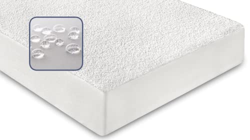 Casatex | Coprimaterasso Matrimoniale Impermeabile: Sanitario, Traspirante e Antiacaro a Cappuccio con Angoli ed Elastici