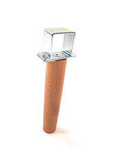 viglietti Kit di 2 Pezzi Piedi Unione Reti Faggio per Doghe in Legno, H 25 cm