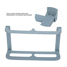 Tarente Pantofole in plastica a Doppio Strato Pantofole autoadesive Holder Rack Organizer (Blu)