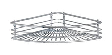 WENKO Portaoggetti angolare Milano - cromo, Acciaio, 31.5 x 6 x 22 cm, Cromo