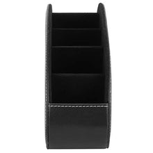 zhuolong Supporto per Telecomando con 5 Scomparti, Supporto per Telefono Cellulare in Pelle PU Custodia per scrivania da Ufficio