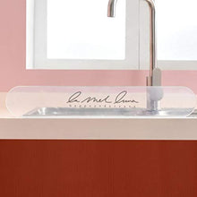 Cabilock Baffle Water Splash Baffle Board Deflettore Water Splash Guard per Cucina Casa (Trasparente)