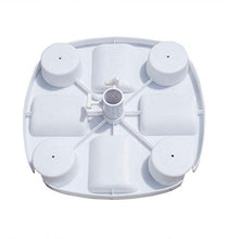 Vassoio per ombrellone da spiaggia con portabicchieri per dispositivi mobili e vassoio per snack per patio, giardino, piscina, spiaggia, ombrello rotondo in plastica da 43,2 cm
