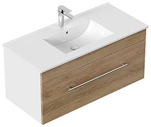 Set di mobili da bagno SANTINI 100 (5 pezzi) rovere chiaro