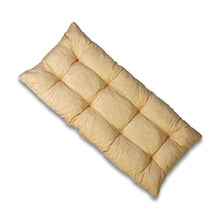 TECNOWEB Cuscino Imbottito per Poltrona Sdraio Relax (115x55x12cm) - 100% Made in Italy - Ricambio Ideale per Interni ed Esterni (Giardini, Cortili, terrazzi) - Disponibili Diversi Colori