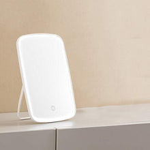 VSander specchi LED Luce di Riempimento Naturale Desktop Specchio Portatile Pieghevole Luce Specchio for Il Trucco Specchio Bellezza Bianco