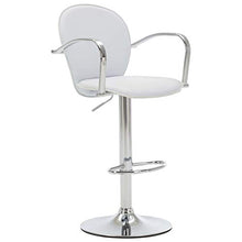 Tidyard Set di 2 Sgabello da Bar,Sgabello da Cucina, Altezza Regolabile, Girevole a 360 °, con Schienale, Poggiapiedi e Braccioli, Struttura in Acciaio Cromato, Disponibile in Tanti Colori Diversi