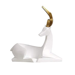 Elegante portabottiglie Nordic Elk Wine Rack Soggiorno Governo del Vino Decoration Wine Rack Sala da Pranzo Portabottiglie semplicità (Colore : White, Size : 22.5X11X24cm)