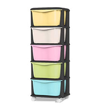 TXXM fabbricazione cassettiera Cucitura armadio cassetto di stoccaggio slot armadio bagno cucina rack di stoccaggio (Colore: gelato B, Dimensioni: 37 cm)