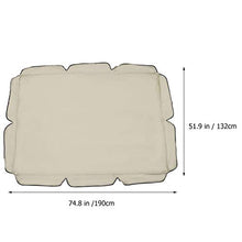 Cabilock Altalena Copertura Della Volta di Acqua Resistente Alla Polvere Portico Sedile Coperchio Superiore Altalena Tenda Parasole Tenda Da Giardino Accessori Per Mobili per La Casa