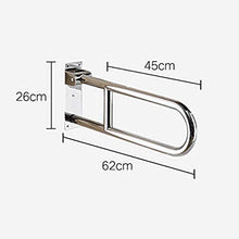 Maniglioni da Bagno Non Slip Pieghevole Supporto Maniglia della Guida, Grab Bar Bagno, corrimano Vasca e Doccia, Sicurezza bracciolo fissato al Muro Accessori da Bagno