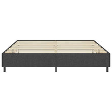 FAMIROSA Letto a Molle Grigio Scuro in Tessuto 200x200 cm-4801