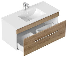Set di mobili da bagno SANTINI 100 (4 pezzi) rovere chiaro
