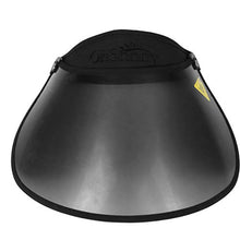 Garneck Visiera di Sicurezza Visiera Antiappannamento Visiera Integrale Protettiva Protezione Solare Pieghevole Cappuccio Protezione Regolabile per Esterno (Nero)