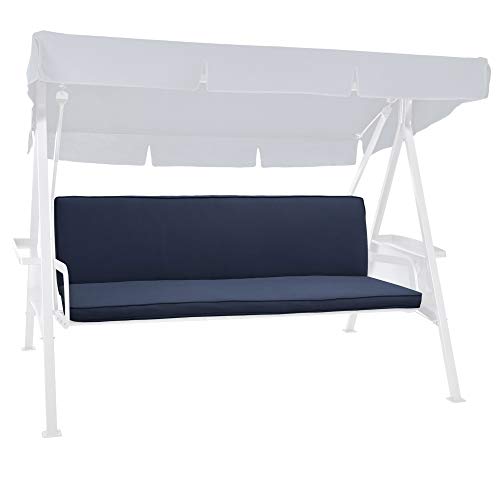 Beautissu Cuscini per dondoli e altalene da Giardino & Balcone Loft HS - Set da 2 unità 180x50 cm - Blu Scuro