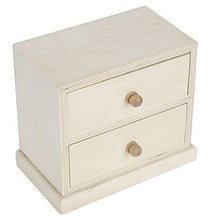 nobrands Scatola portaoggetti - Scatola portaoggetti da Tavolo Semplice in Legno Custodia per Organizer per Documenti di Gioielli per Cosmetici con cassetti