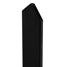 Relaxdays 4 Picchetti, Fissaggio per Archi da Giardino per Rampicanti, Design a U, XXL, Acciaio, 30 x 6,5 x 2,5 cm, Nero