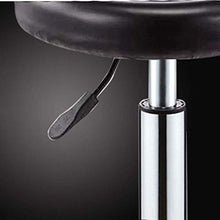 Bar Stool Sgabello per Sedia da Massaggio con Rotelle Rotante, Sgabello da Salone Rotante Idraulico Regolabile con Seduta Girevole Sgabello da Bellezza Sgabello da Parrucchiere - Pelle Pu