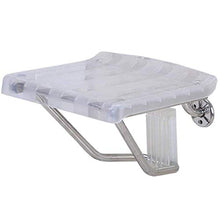WEIJINGRIHUA Seggiolino da Doccia a Parete, Sgabello da Bagno Pieghevole, Panca da Balneazione per Anziani/disabili |Max.250KGS / 39ST, Struttura in Alluminio Senza ruggine, 38x32x22cm.