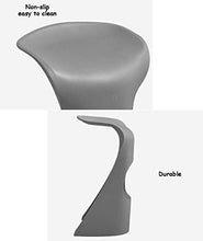 Sgabello da bar Bar Stool Chair poggiapiedi PP ergonomia del sedile è possibile pranzare e sedie for la colazione Cucina |Pub |CAFFETTERIA Sgabelli Max.Carico 150 kg Altezza seduta: 70cm (colore: ross