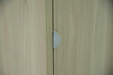 Dmora Armadio 1 Anta, Legno Scuro, 43 x 29 x 190 cm