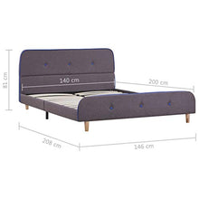 SKM Giroletto Grigio Talpa in Tessuto 140x200 cm (29.35kg)