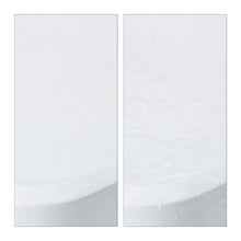 Relaxdays Tavolo da Giardino Pieghevole, trasportabile Come Una Valigia, Resistente agli Agenti atmosferici, Bianco, HLP: 72 x 180 x 75 cm