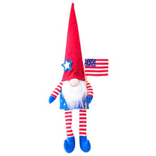 Amosfun Patriottica GNOME Copertura della Bottiglia di Vino Bottiglia di Vino Tomte Svedese Toppers Independence Day Decorazione della Tavola Luglio 4Th Favore di Partito Rosso