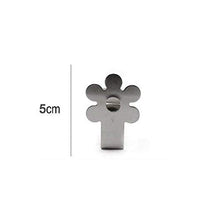 2 Fermatovaglia In Metallo Con Fiore Gancio Ferma Tovaglia Tavolo Vento Clip