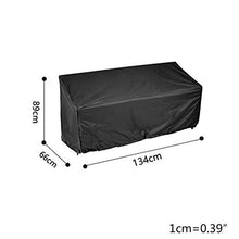 JIACUO Copertura per Panca da Giardino 2/3/4 posti Protezione per Panca Resistente Anti-UV Impermeabile