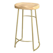 ZEH Sedia da Pranzo, Sedia, Sedia, seggiolone, seggiolone, Sgabello Bar Sgabello Schienale poggiapiedi contatore bistrot Colazione Pub Cafe Cucina Altezza Meta FACAI (Color : 1, Size : 75Cm)