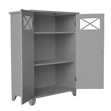 Teamson Home Dawson Arredo Bagno Armadietto Con Porte Grigio EHF-6841G