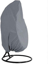 COUYY Copertura della Sedia appesa in Tessuto Grigio Oxford Esterno, coperture per mobili Antipolvere Impermeabili da 210D